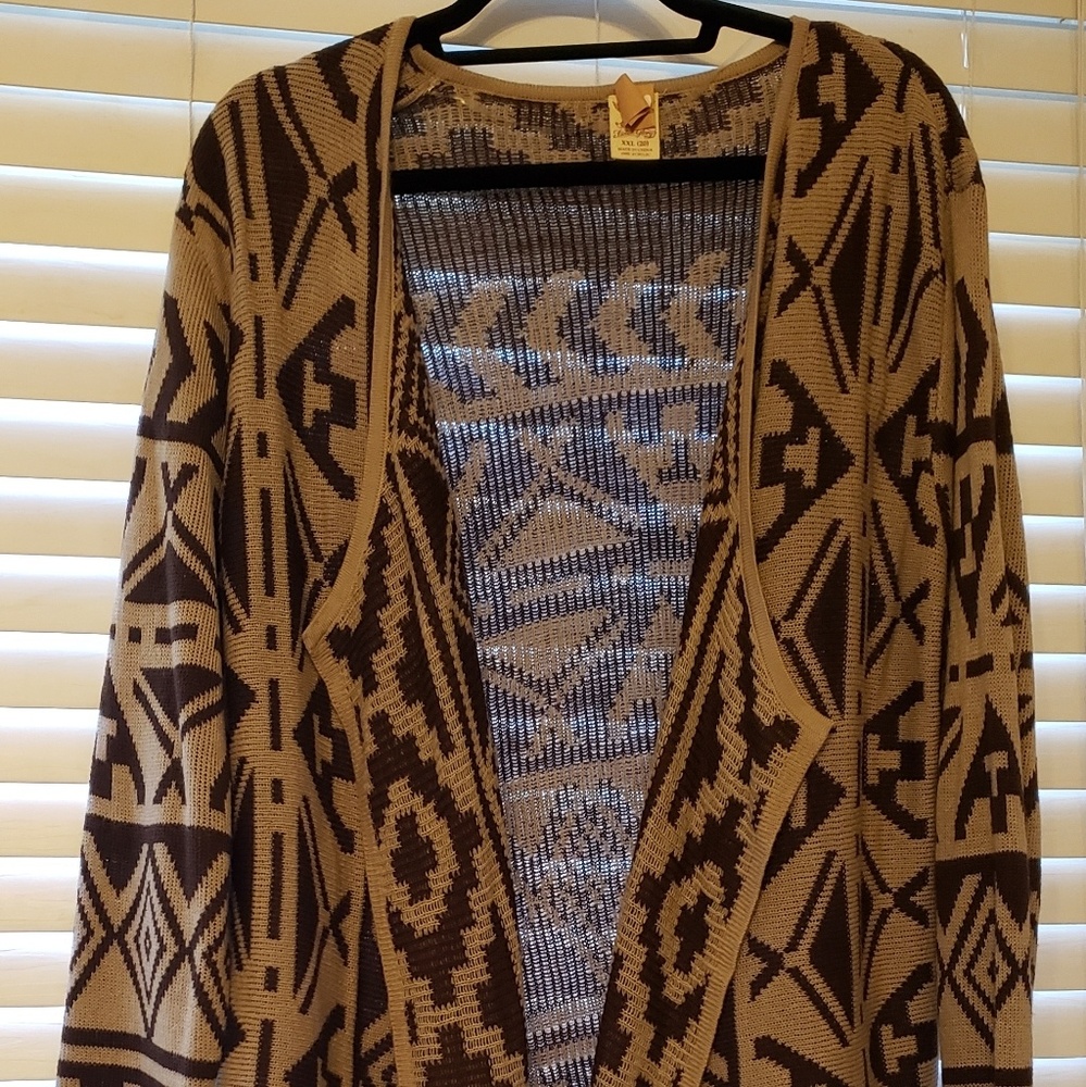 Cardigan Drape Sweater Never Worn